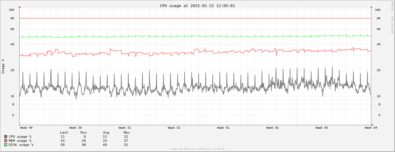 VPS Usage Month